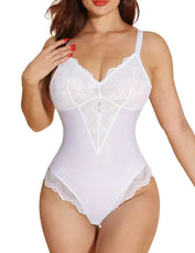 Lace Shapewear Bodysuit - Puritific