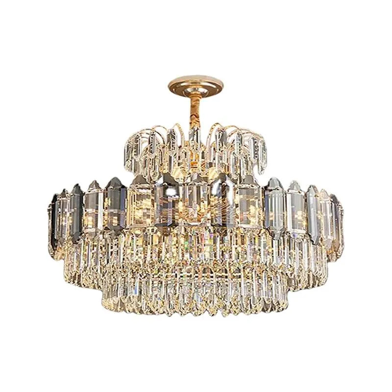 Crystal Chandelier Hanging Suspension Multi-Layered Lights ~5009-8