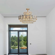 Crystal Chandelier Hanging Suspension Multi-Layered Lights ~5009-0