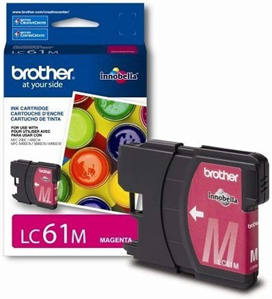 Brother LC61 Magenta Ink Cartridge-0