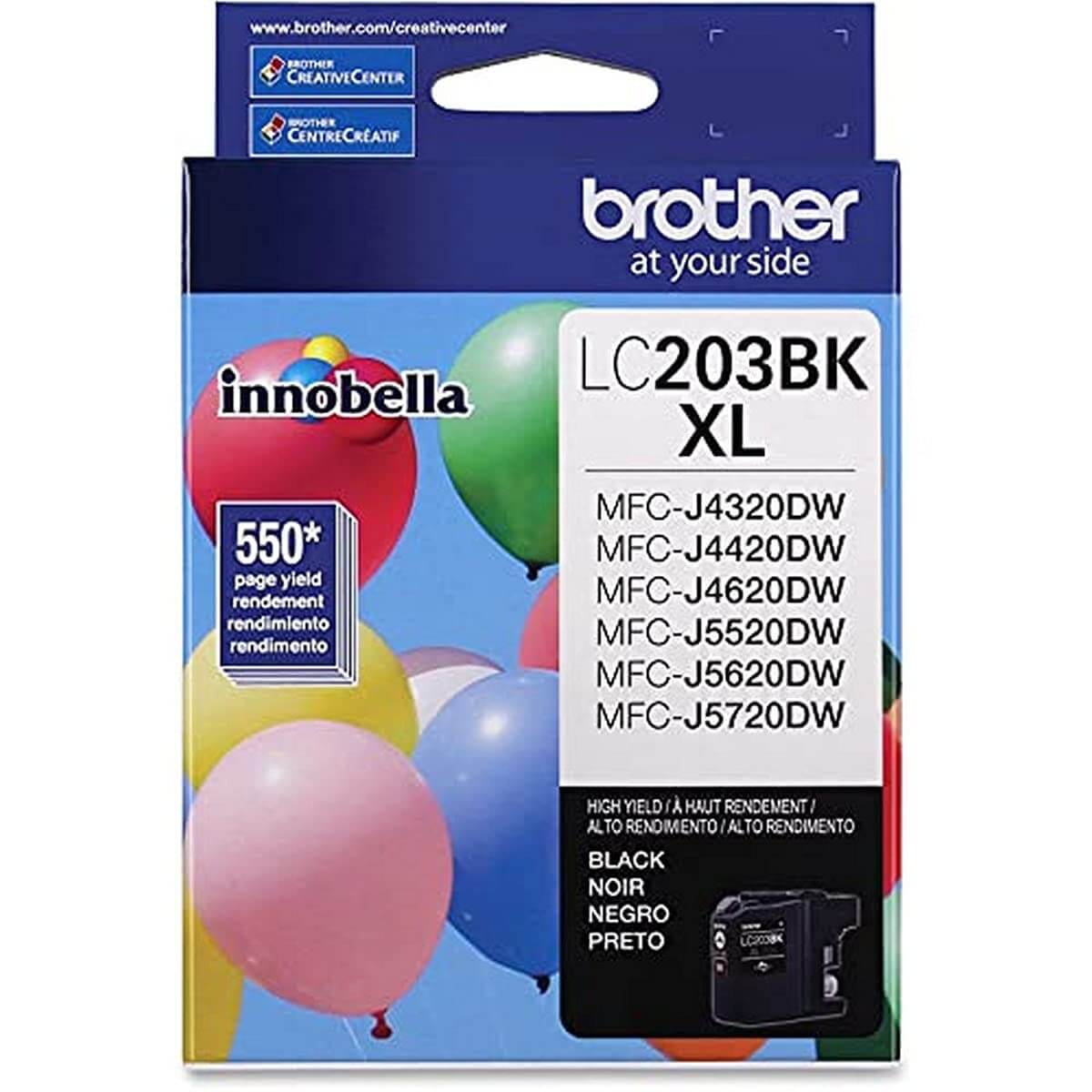 Brother LC203BKXL High Yield Black Ink Cartridge-0