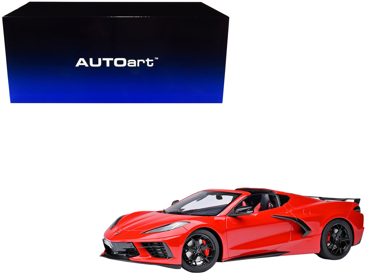 2020 Chevrolet Corvette C8 Stingray Torch Red 1/18 Model Car by Autoart-0