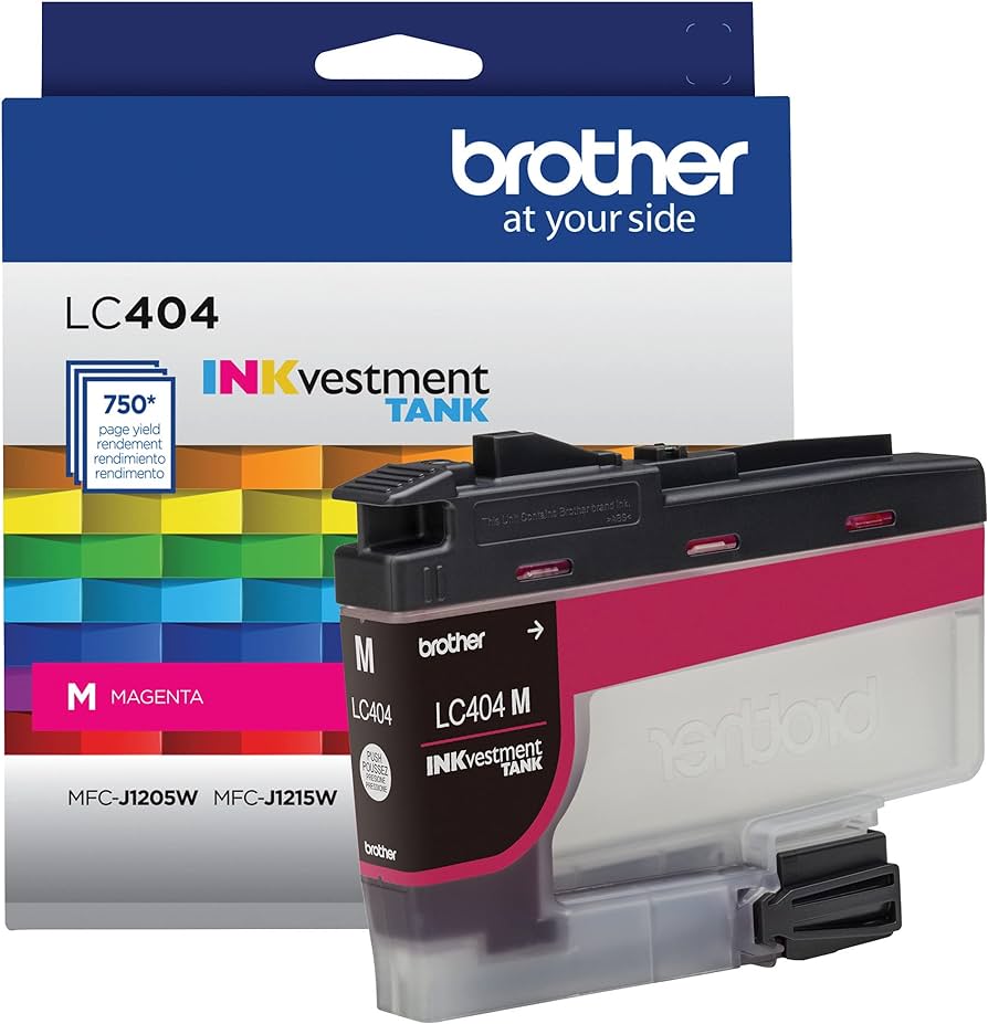 Brother LC404 Magenta Ink Cartridge-0