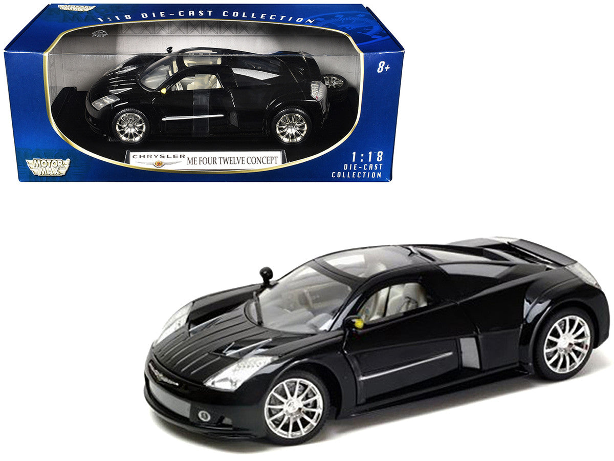 Chrysler Me Four Twelve Black 1/18 Diecast Model Car by Motormax-0