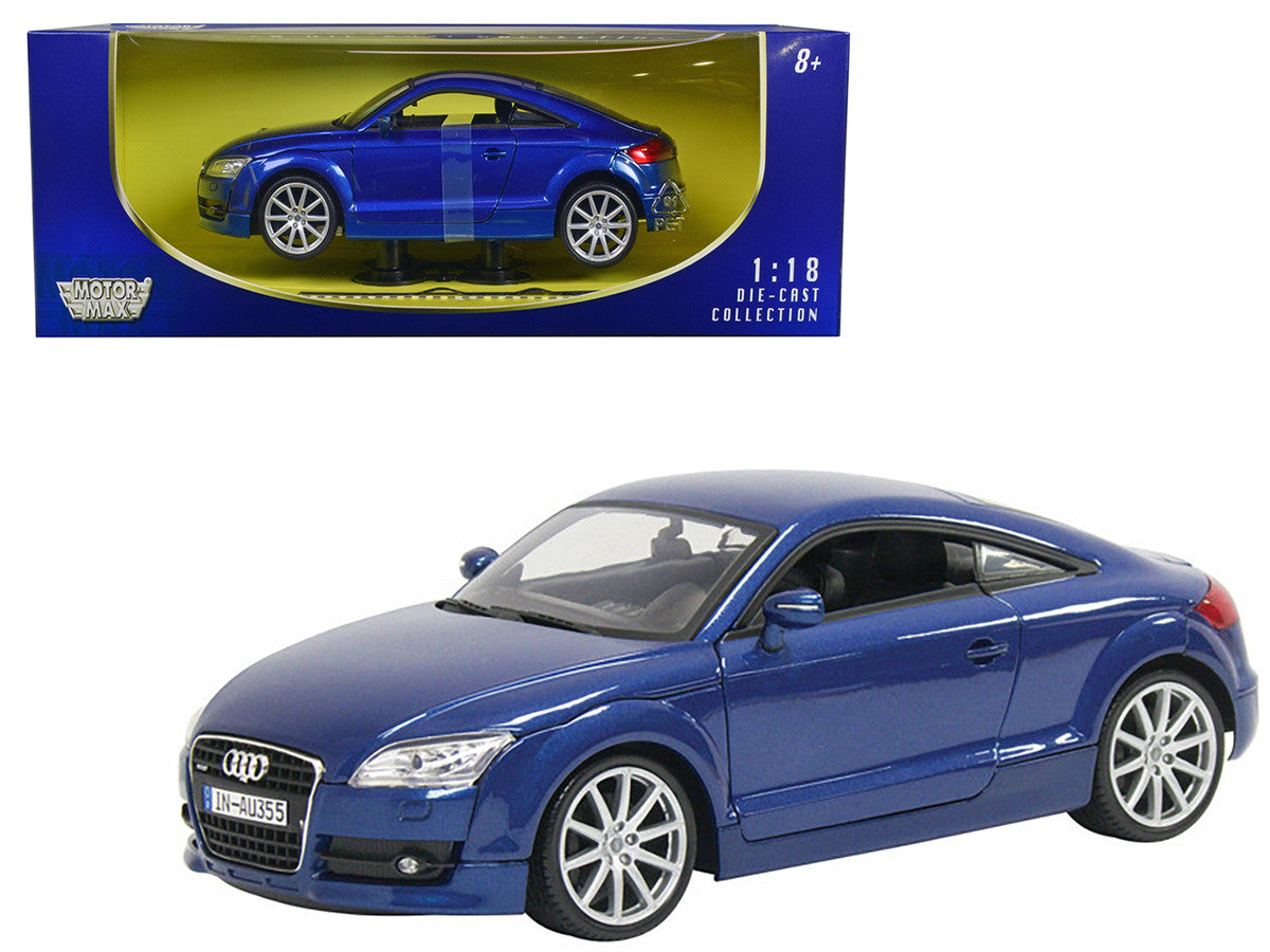 2007 Audi TT Blue 1/18 Diecast Car Model by Motormax-0