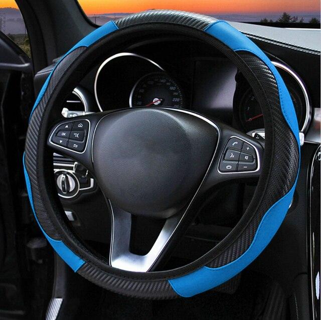 Carbon Fiber Car Steering Wheel Cover - Puritific