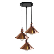 3 Pendant Light Fixture Brass Over the Kitchen Island~1302-14