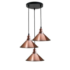 3 Pendant Light Fixture Brass Over the Kitchen Island~1302-8