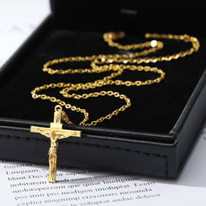 Stainless Steel Chain Cross Necklace - Puritific