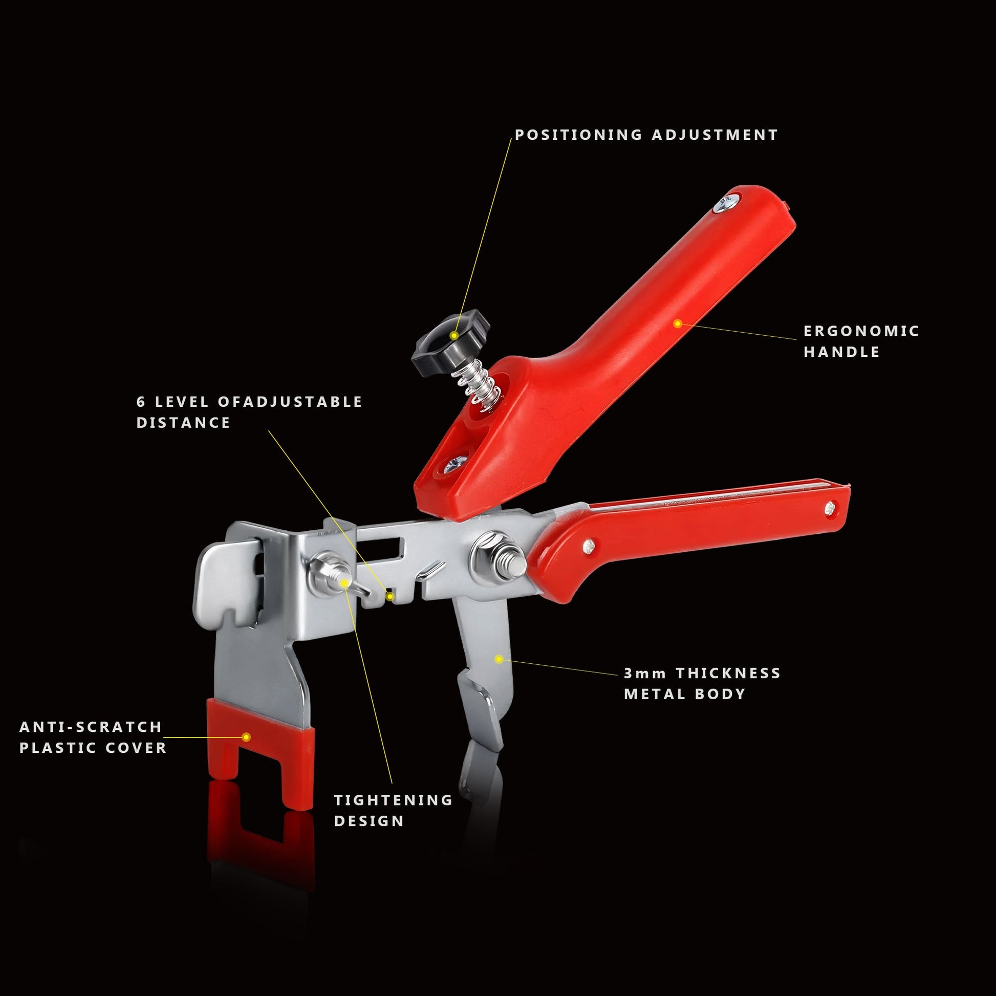 Tile Leveling System Pliers Stone Installation Leveler Spacer ~5365-4