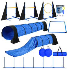 Dog Agility Course Backyard Set:JOPAVO Dog Agility Training Equipment for Dogs2*118