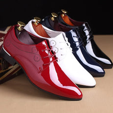 Glossy Oxford Leather Shoes - Puritific