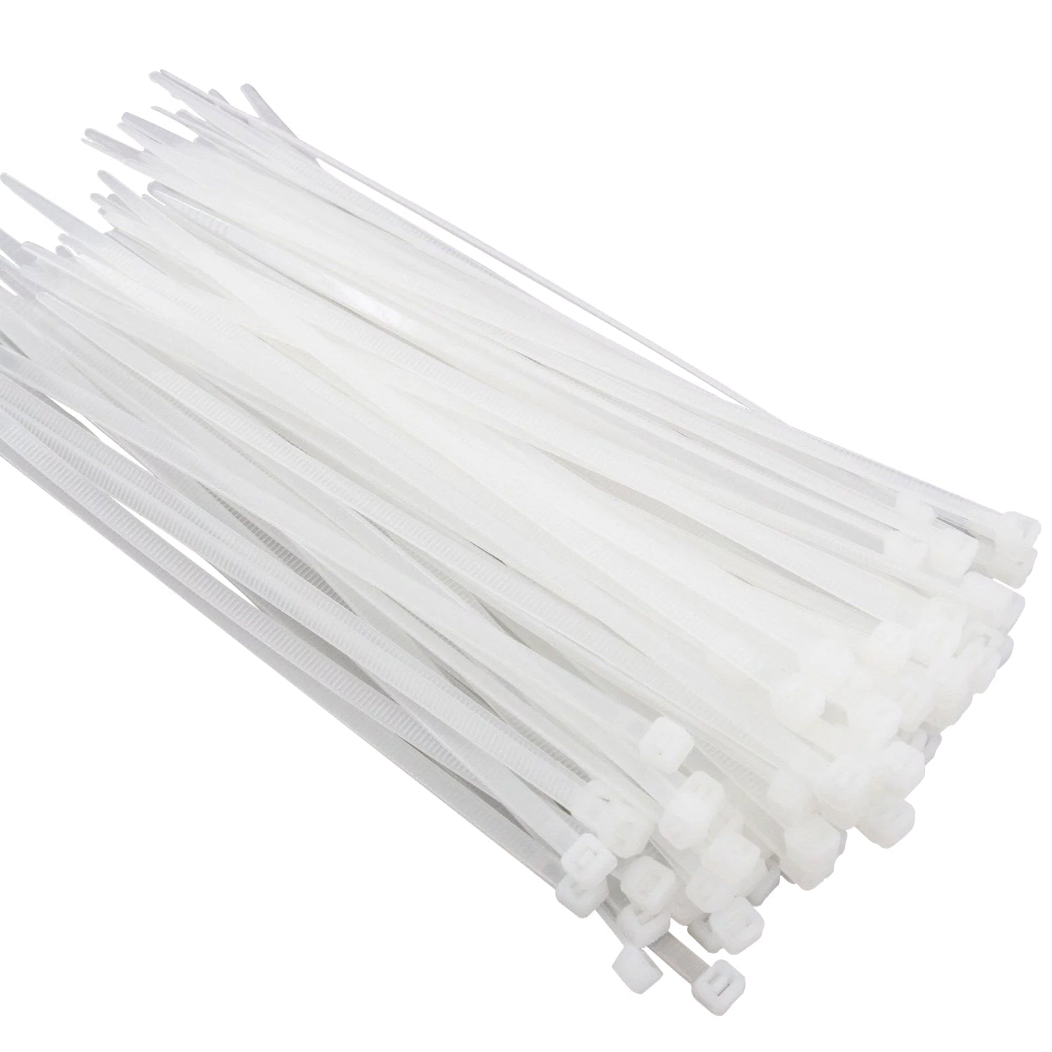 Self Locking White Cable Ties Heavy Nylon Wire Wrap Zip Ties ~5360-5