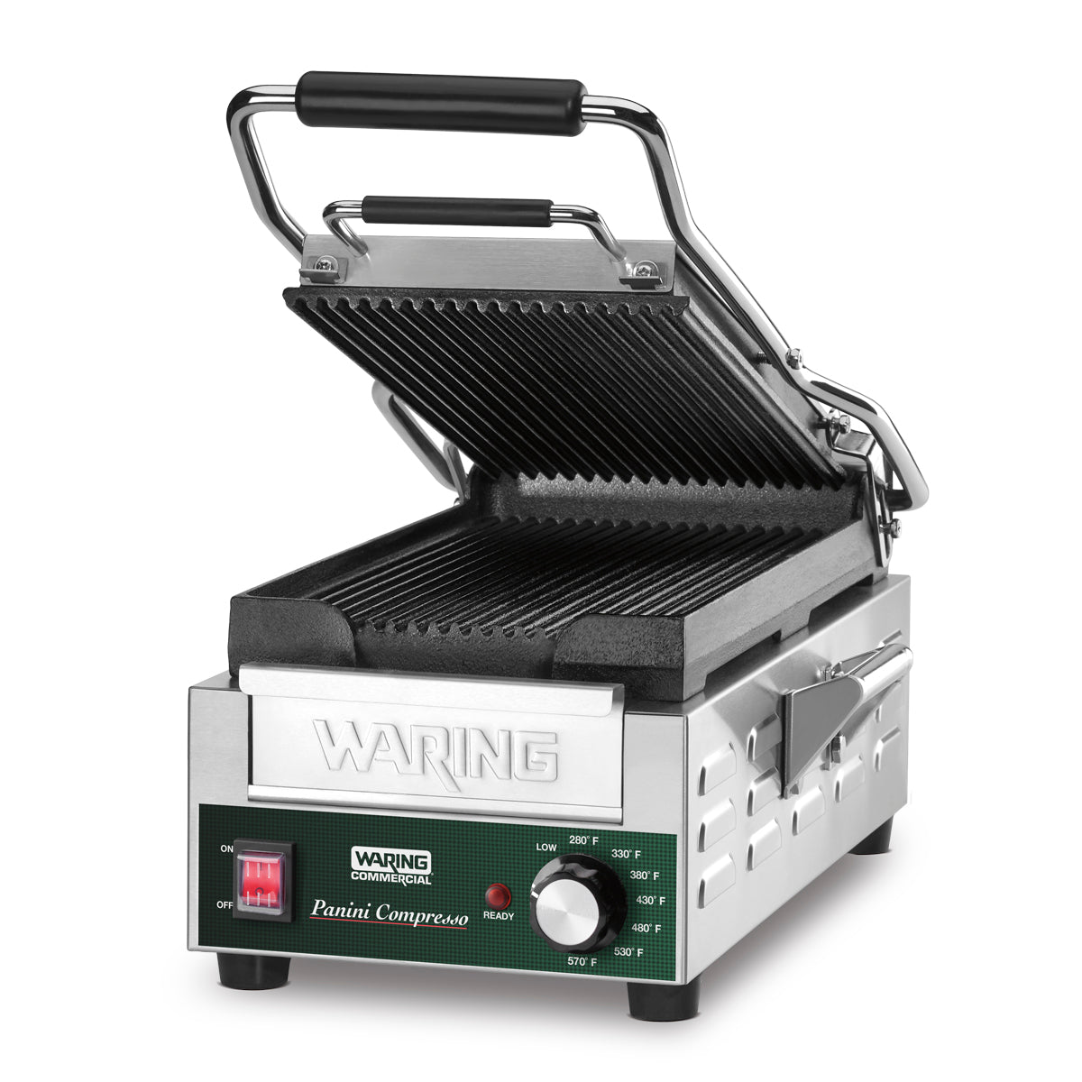 WPG200 Panini Compresso - Slimline Panini Grill by Waring Commercial-1