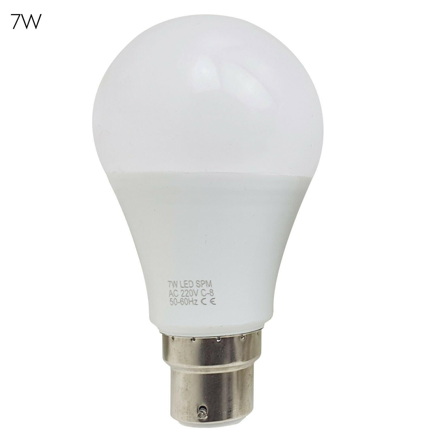 3 X LED Lamp 3W-25W B22 GLS Light Bulbs Cool White A+ Lighting~5339-2