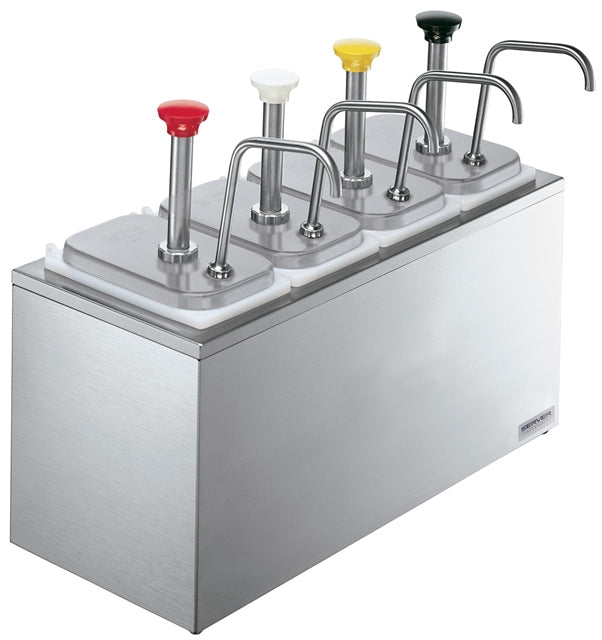 Serving Station | (4) Jars & Stainless Steel Pumps-0