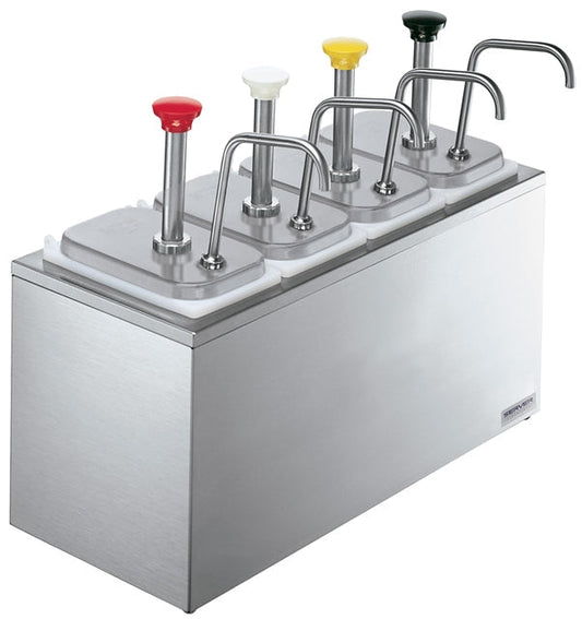 Serving Station | (4) Jars & Stainless Steel Pumps-0