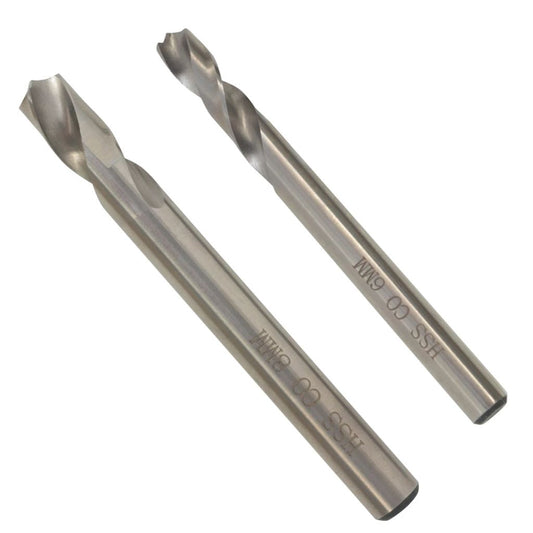 vidaXL 2 Piece Spot Weld Drill Bit Set 6/8 mm (0.2"/0.3") HSS-0