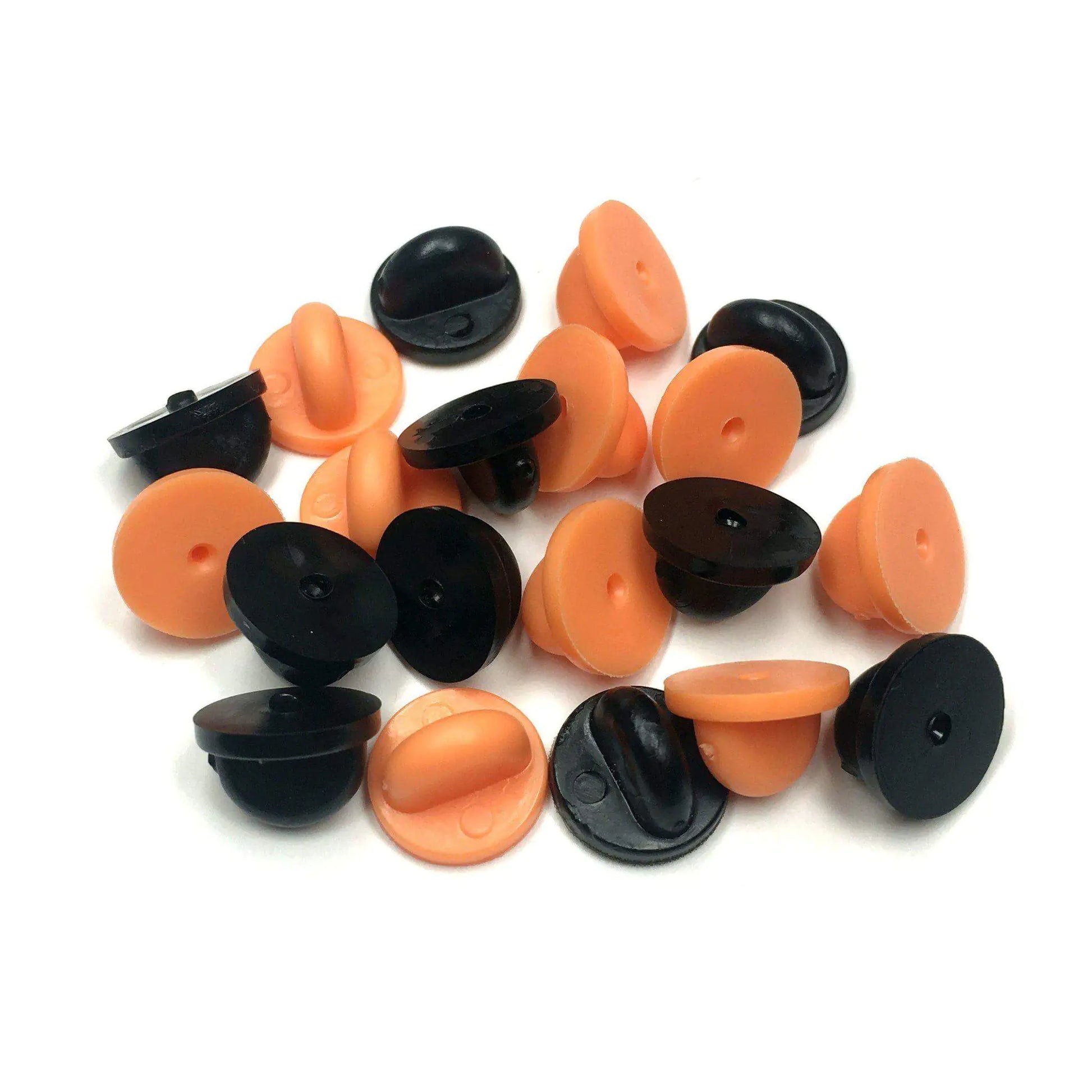 Halloween Rubber Pin Backs - 20 Pack - Puritific