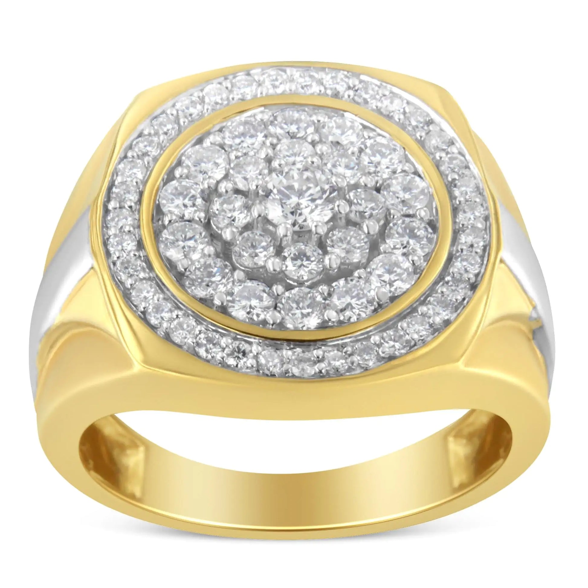 14K Yellow Gold Round-Cut Diamond Ring (1 1/2 cttw, H-I Color, SI2-I1 Clarity) - Puritific