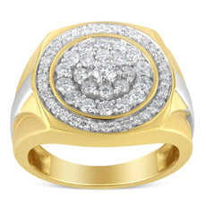 14K Yellow Gold Round-Cut Diamond Ring (1 1/2 cttw, H-I Color, SI2-I1 Clarity) - Puritific