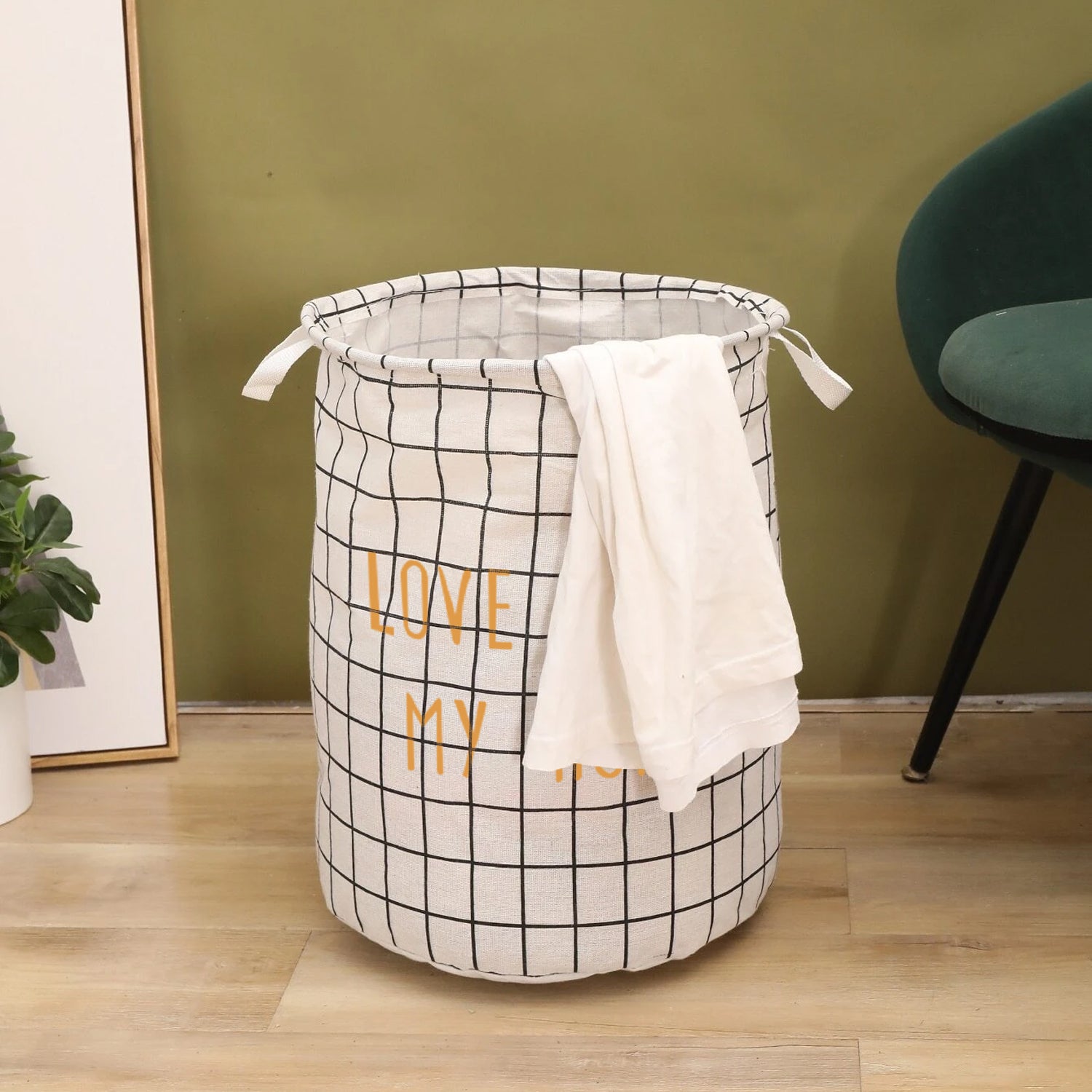 2 Pack Foldable Laundry Basket Organizer For Dirty Clothes~5238-2