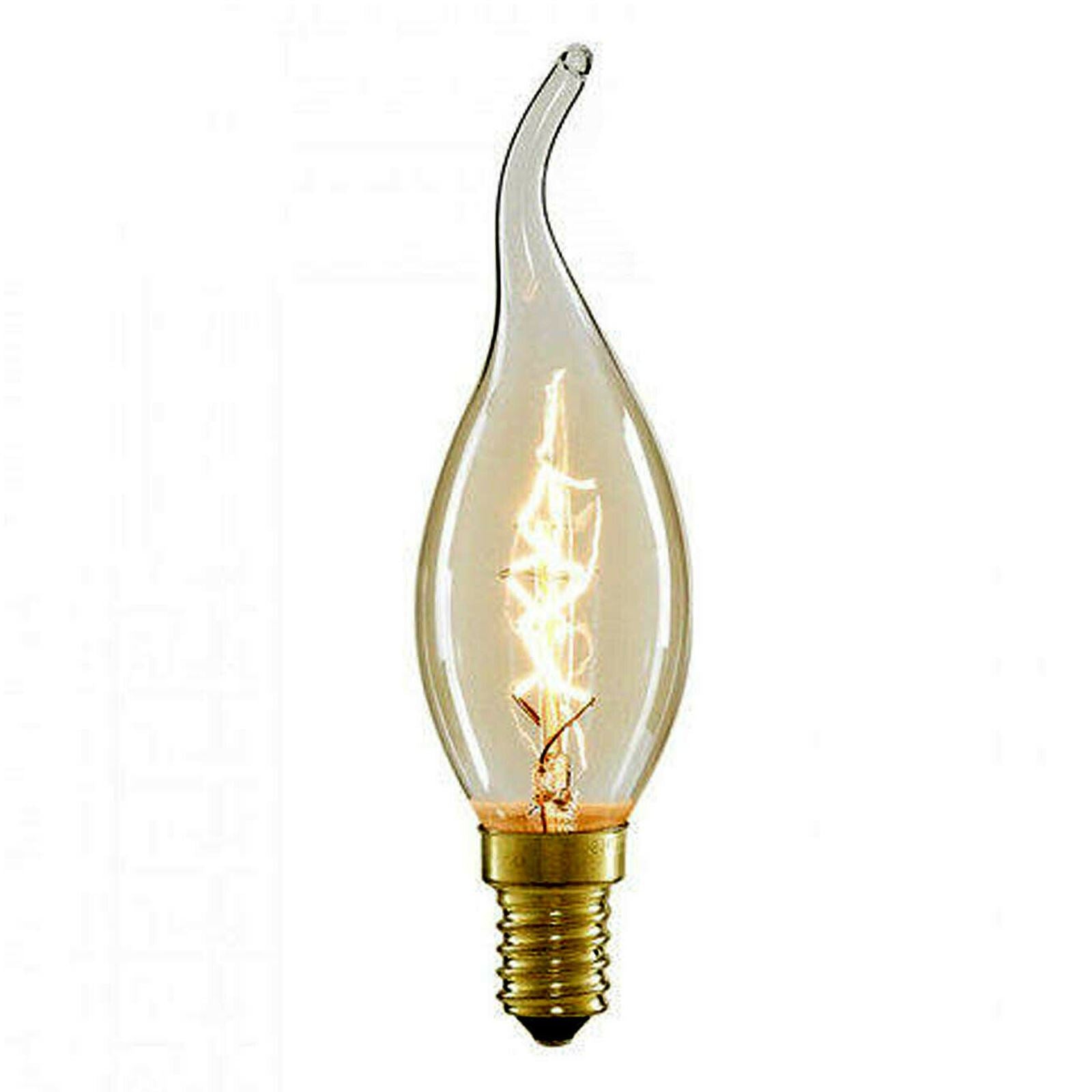 Vintage Retro C35 Candle Light Bulb Edison Filament Style 60W Candle Lamp~1224-3