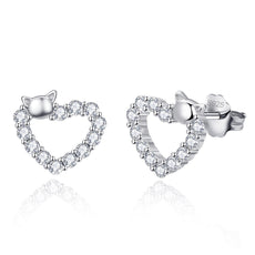 Heart Stud Earrings - Puritific