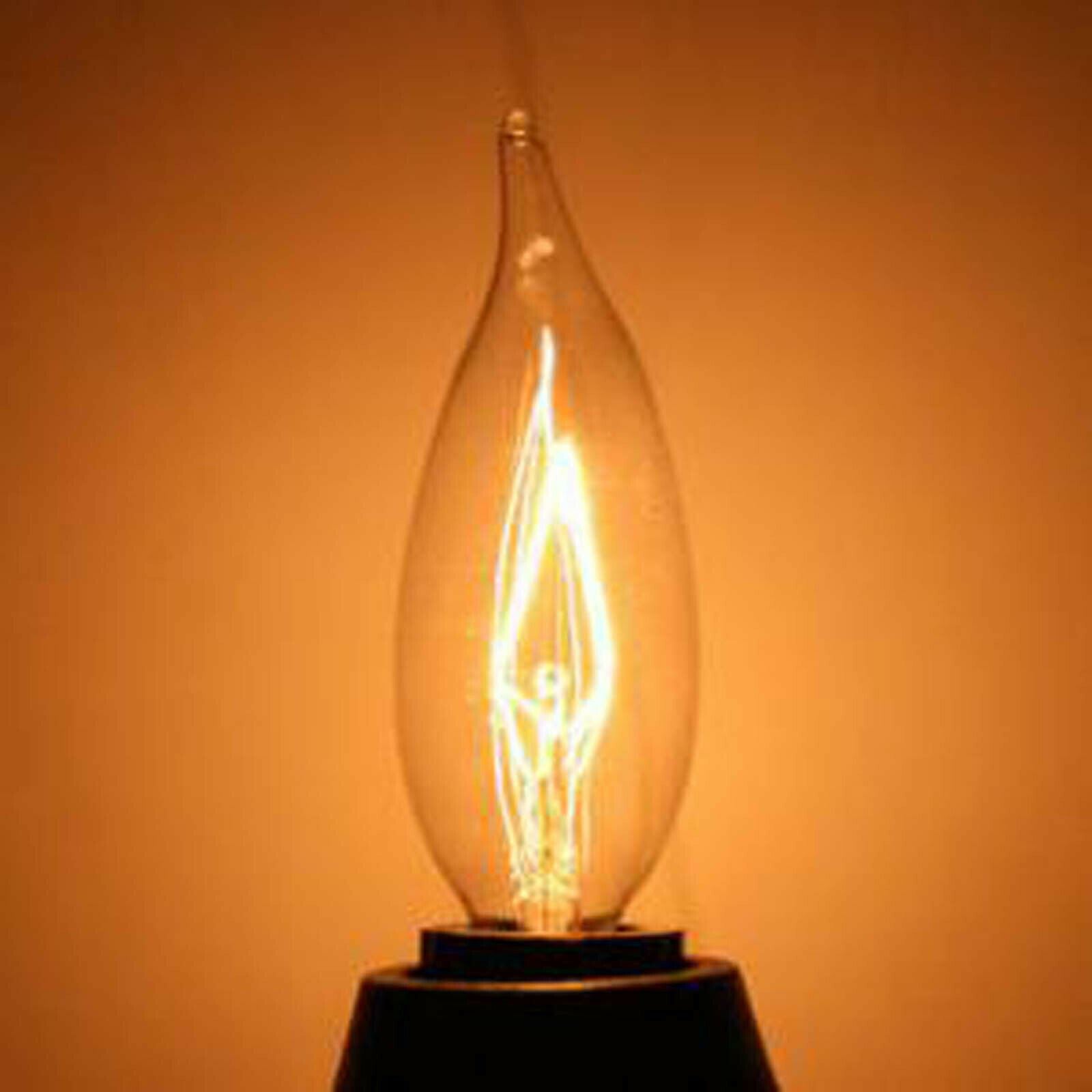 Vintage Retro C35 Candle Light Bulb Edison Filament Style 60W Candle Lamp~1224-4