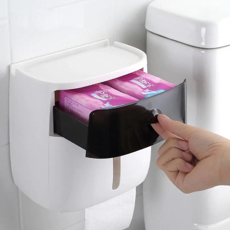 Multipurpose Wall Mounted Toilet Paper Dispenser - Puritific