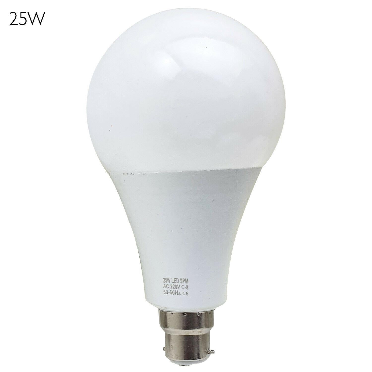 3 X LED Lamp 3W-25W B22 GLS Light Bulbs Cool White A+ Lighting~5339-4