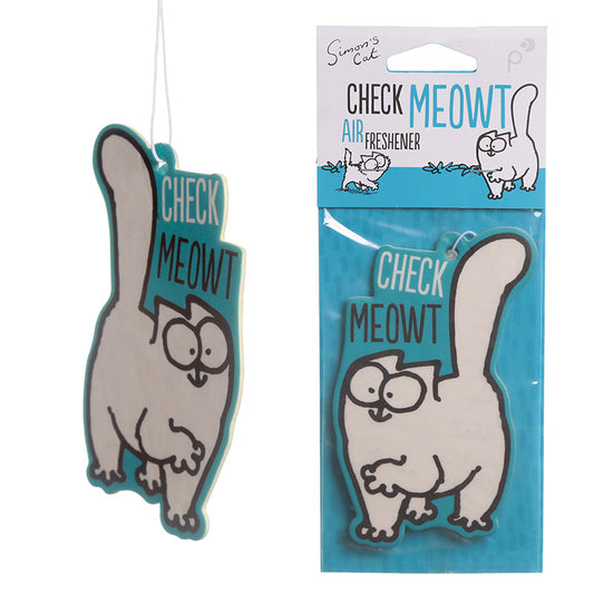 Air Freshener - Vanilla Scented Simon's Cat Check Meowt AIRF75-0