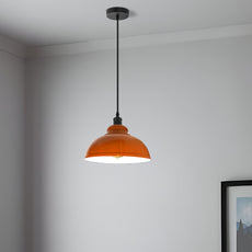 Suspension Vintage Luminaire Rétro  Plafonnier Lampe Éclairage Abat-jour-2