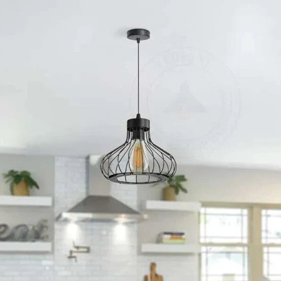 Single bulb guard cage ceiling pendant lights~ 5123-0