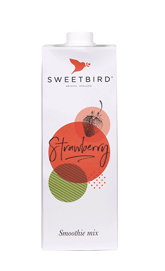 Sweetbird Smoothies - Strawberry - 8 x 1 L Case - Vegan - Canadian Distribution-1