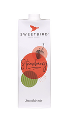 Sweetbird Smoothies - Strawberry - 8 x 1 L Case - Vegan - Canadian Distribution-1