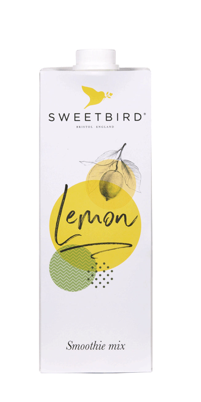 Sweetbird Smoothies - Lemon - 8 x 1 L Case - Vegan - Canadian Distribution-0