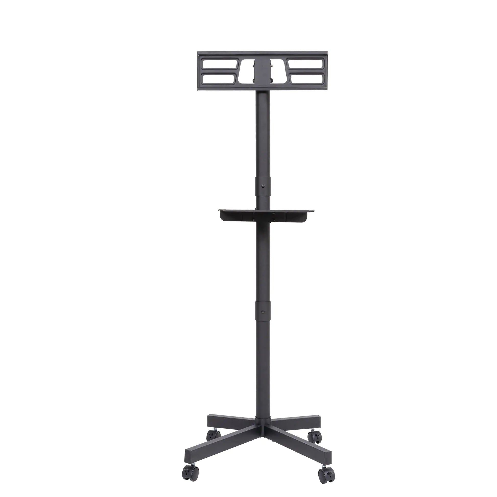 Metal Mobile TV Stand On Wheels