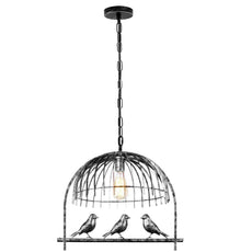 Bird Cage Ceiling Industrial Chandelier Loft Pendant Light With FREE Bulb~2256-8