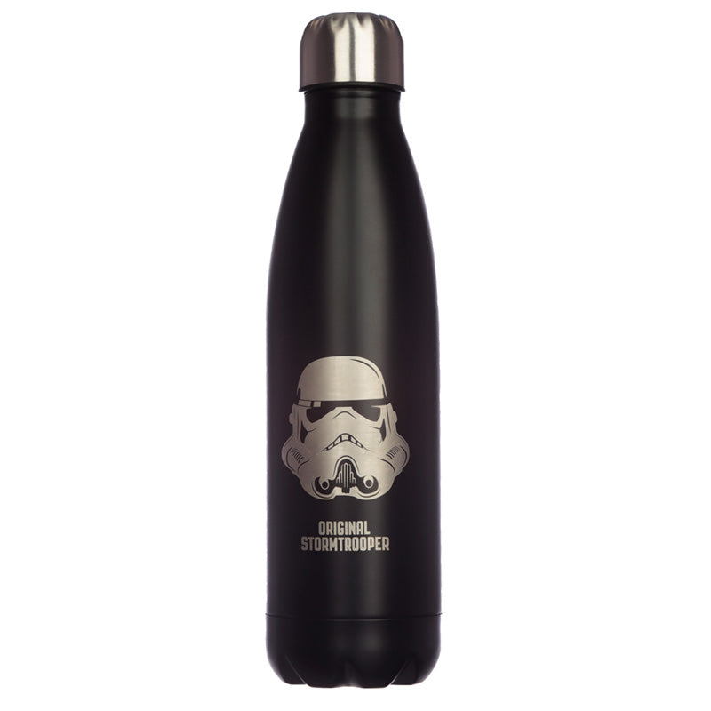 Reusable Insulated Drinks Bottle 500ml - The Original Stormtrooper Black BOT113-0