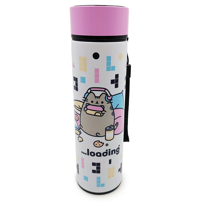 Reusable Insulated Drinks Bottle Digital Thermometer - Pusheen the Cat Gaming BOT149-0