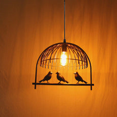 Bird Cage Ceiling Industrial Chandelier Loft Pendant Light With FREE Bulb~2256-4