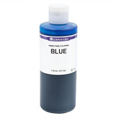 Blue Liquid Food Color - Liquid Food Coloring - 4 oz - 1 Gallon-0