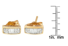 14k Yellow Gold 1/4ct TDW Diamond Earrings (H-I, SI1-SI2) - Puritific