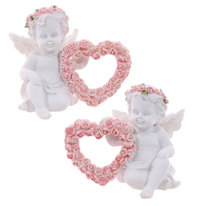 Rose Cherubs - Rose Heart CHE112-0