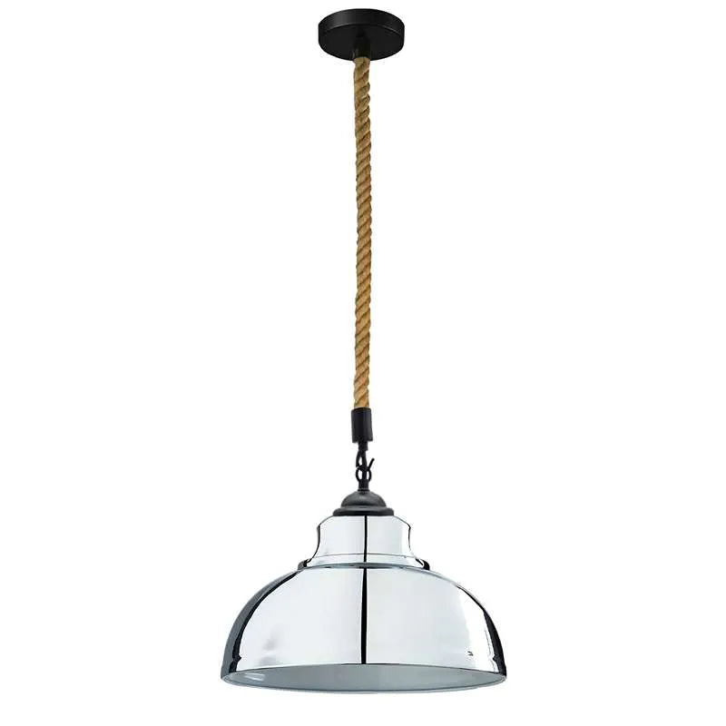 Vintage Industrial Curvy Metal Ceiling Pendant Light~5093-5