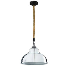 Vintage Industrial Curvy Metal Ceiling Pendant Light~5093-5