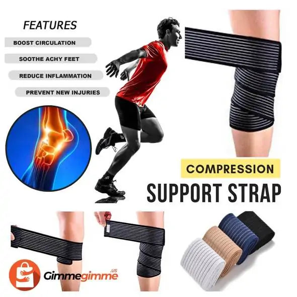 Compression Wrist/Knee/Ankle Support Strap - Puritific