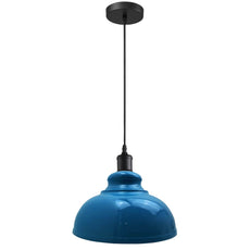 Suspension Vintage Luminaire Rétro  Plafonnier Lampe Éclairage Abat-jour-5