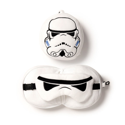 The Original Stormtrooper Relaxeazzz Plush Round Travel Pillow & Eye Mask Set CUSH278-0